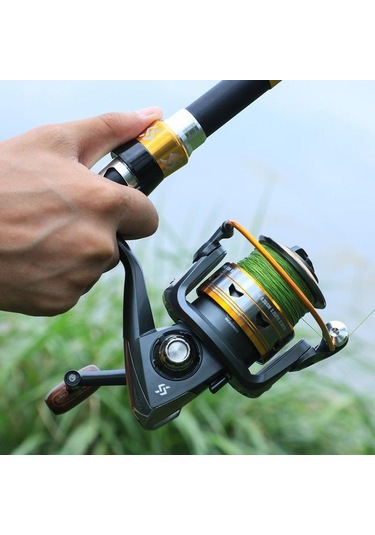 Sougayilang 11bb Ahşap Saplı İplik Balıkçılık Makarası 4000