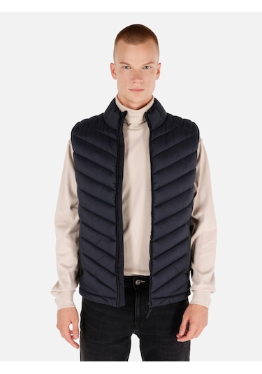 Colins Lacivert Erkek Yelek Cl1071238 Q1.v1 Nav Lacivert