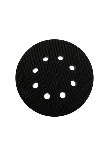 Yaleker 5 İnç Yumuşak Paspas, Otomatik Yapışkan Tüy Arka, Eşit Olmayan Yüzeyler İçin Cila Tamponu, 8 Delikli Koruyucu Fırça Dairesi