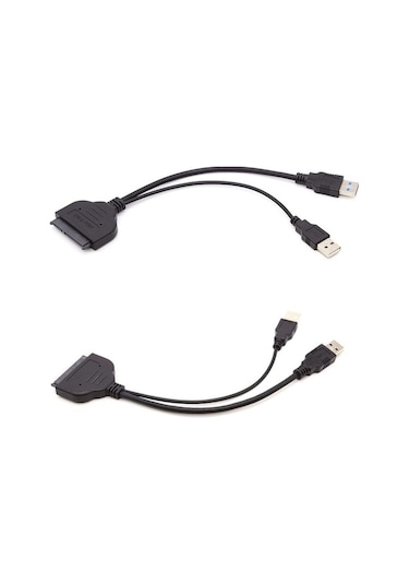 Fortunelane Usb Sata Kablo 3.0 Adaptörü, Sata 3 Usb 2.5 Ssd Hdd Sabit Sürücü Desteği, Siyah