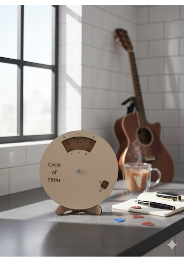 "Beşliler Çemberi" Circle Of Fifths Düzeneği