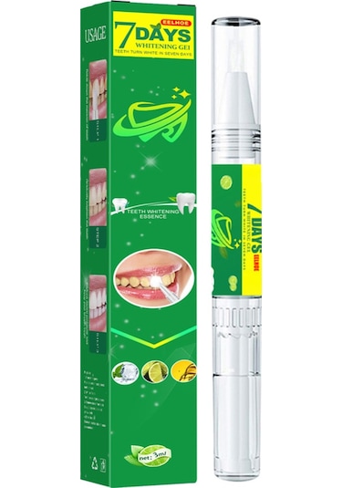 Mufunye Eelhoe 1 Adet Diş Beyazlatma Kalemi Parlatıcı Alet Seyahat/gezi/ev Günlük Kullanım İçin Taşınabilir