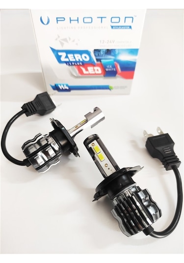 Photon Zero H4 +3 Plus Fansız Led Xenon Buz Beyaz 12v-24v