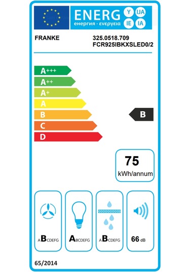 Franke Mythos FCR 925 I TC BK XS Ada Tipi 90 CM Davlumbaz