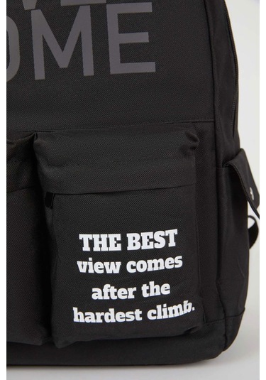 Defacto Unisex Okul Sırt Çantası A3299AXNSBK27 Siyah