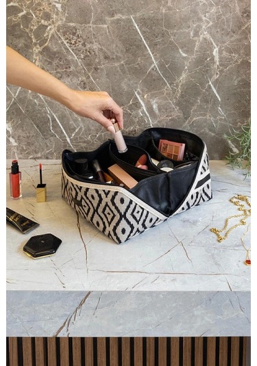 Bohe Makyaj Çantası Düzenleyici Seyahat Tipi Çanta Organizer