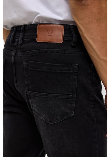 Süvari Siyah Slim Denim Pantolon Siyah