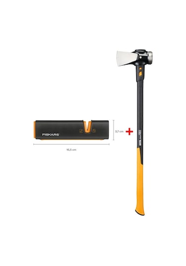 Fiskars Yarma Ve Vurma Baltası Xxl 8lb/36 + Balta Ve Bıçak Bileyici