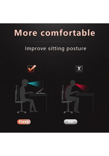 Pazly Katlanabilir Dizüstü Bilgisayar Standı - On-dişli, Ayarlanabilir Yükseklik - Kullanışlı Ve Taşınabilir