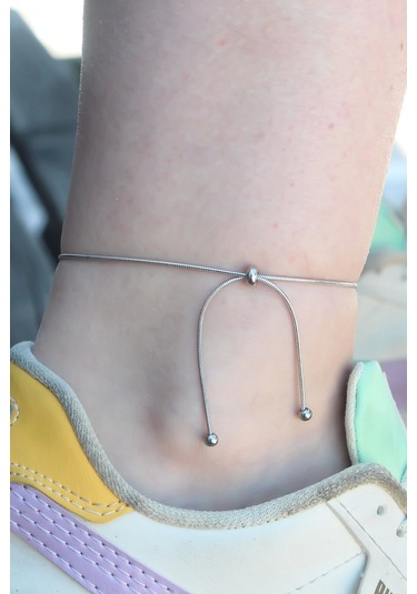 316l Çelik Gümüş Renk Asansör Model Kadın Halhal - Tj-hh1497 Çok Renkli