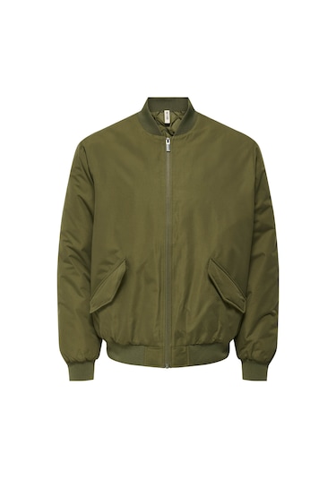 Only&sons Onsrussel Padded Bomber O Haki Erkek Ceket 000000000102482076 Haki