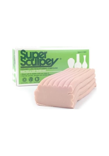 Super Sculpey Fırınlanabilir Seramik ve Model Hamuru 454 G