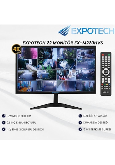Expotech 22 4k Monitör Ex-m220hvs