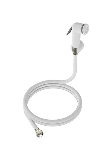 İz Yapı Taharetmatik Şaddaf Takımı Plastik Taharatmatik Seti Beyaz