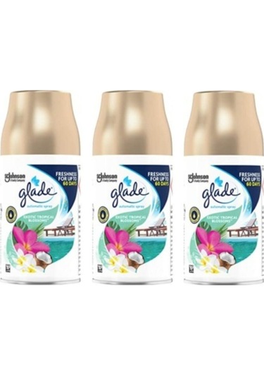 Glade Otomatik Sprey Yedek Tropikal 269ml X 3 Adet