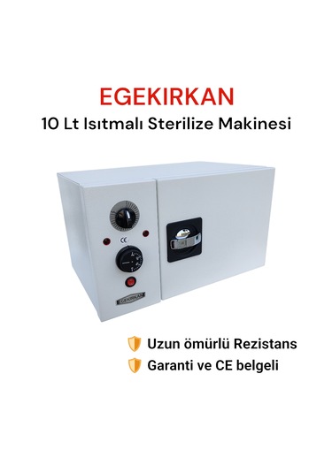Egekırkan Kuru Hava Isıtmalı Sterilize Makinesi 10 L