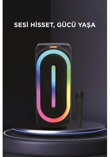 Torima D63 2x8 50 W Güçlü Bass Rgb Işıklı Bluetooth Hoparlör (İthalatçı Garantili)