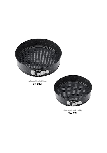 Emsan Circle Kelepçeli Kek Kalıbı Seti 2' Li