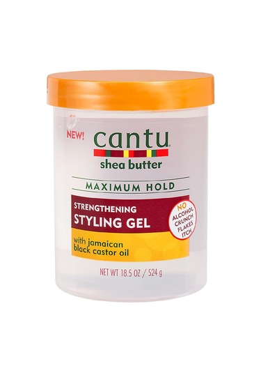 Cantu Shea Yağı Jamaika Kara Hint Yağlı Maksimum Tutuş Güçlendirici Şekillendirici Saç Jölesi 524 G