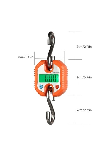 Pazly Taşınabilir Tartı Lcd Kullanım Kapasiteli Ekranlı, Dijital Çok Askılı Amaçlı 150kg - Vz