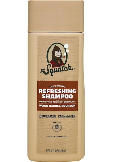 Dr.squatch Wood Barrel Bourbon Şampuan 325ml Tüm Saçlar