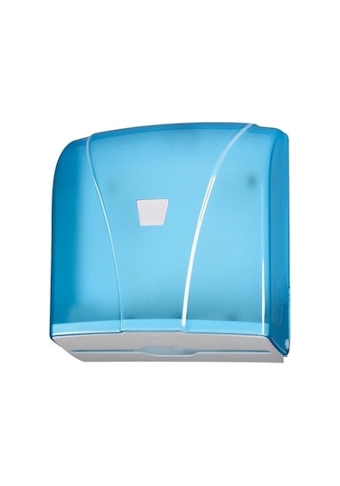 Plastik Kağıt Havluluk Z Katlı Şeffaf Mavi 200'lü 21 cm