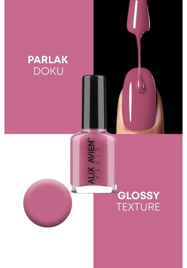 Alix Avien Oje 96 Yüksek Pigmentli Uzun Süreli Kalıcılık Hızlı Kuruma Nail Lacquer 96