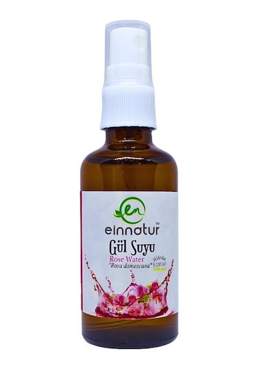 Einnatur Doğal Yağlı Gül Suyu Spreyli %100 Saf 50 ML