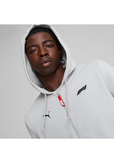 Puma F1 Ess Erkek Kapüşonlu Ceket 626411 04 Gri