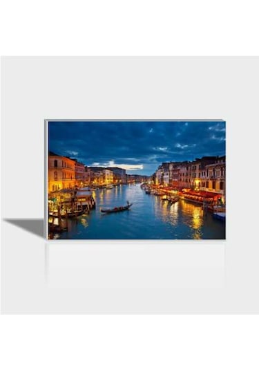 60X90 Cm Renkli Venedik Canvas Tablo