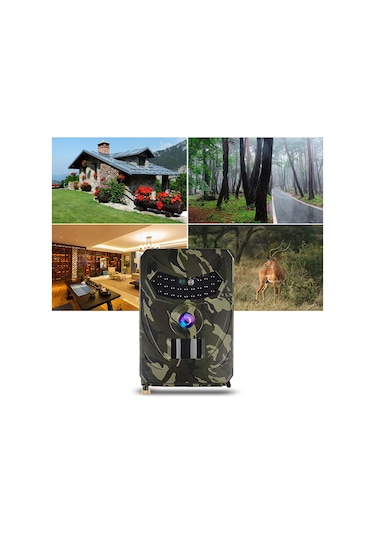 Dianziye Pr-100 1200mp Gece Görüşlü Av Kamerası, 1080p Full Hd, Hızlı Tetikleme, Geniş Açı, Uzun Pil Ömrü Çok Renkli