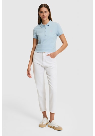 U.S. Polo Assn. U.s. Polo Assn. Kadın Açık Mavi Tişört Basic 50323461-vr003 Acık Mavı
