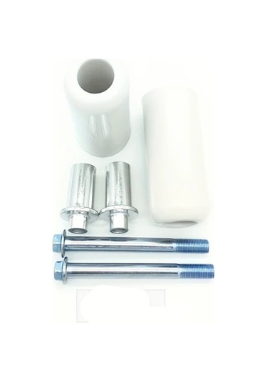 Xuweiwei Green 2 Adet Universal Motorcycle 8mm Çerçeve Koruması Cafe Racer Bobber Anti Crash