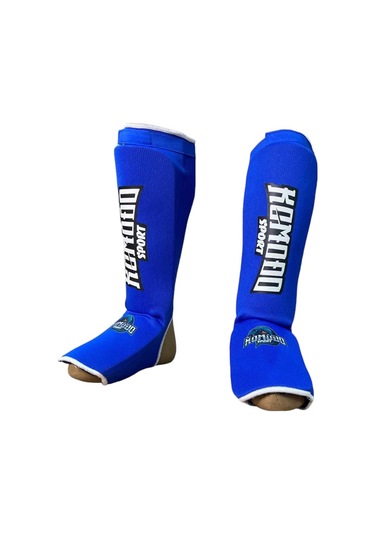Komodo Sportkick Boks & Muay Thai Bez Kaval Ayaküstü Koruyucu Kbz Mavi
