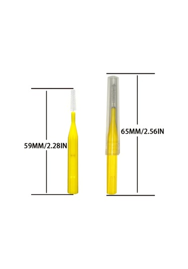 Willowhaven Dentcare 25 Adet Gül Ara Yüz Fırçası, Diş Arası Temizleme Oral Bakım