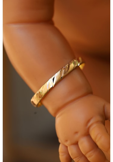 Yenigün Kuyumculuk 14 Ayar Altın 2.5 Gr Model 2 Bebek Altın Bilezik