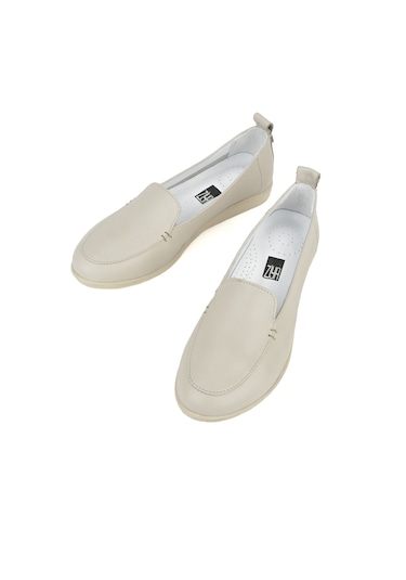 Ziya, Kadın Hakiki Deri Günlük Ayakkabı 1411022z2442 Buz Buz Buz Gri