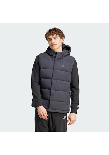 Adidas Erkek Helionic Hooded Down Siyah Yelek Ix8113 001
