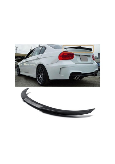 Bmw 3 Serisi E90 Bagaj Üstü M4 Spoiler Piano Black 2005-2011