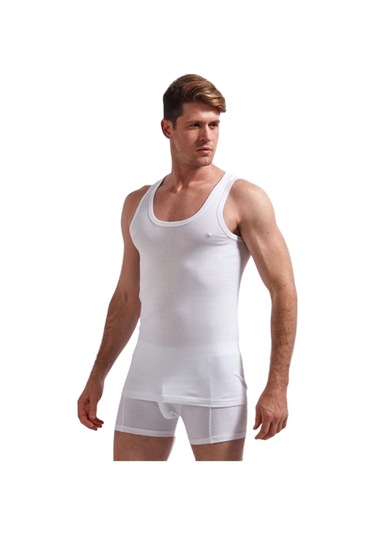 Josejuan Erkek Atlet %100pamuk Suprem 3300-beyaz