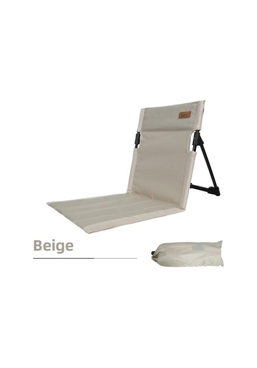 Bej Katlanır Kamp Sandalyeleri Hafif Açık Veranda Bahçe Plaj Sandalyesi Balıkçılık Koltuğu Bej