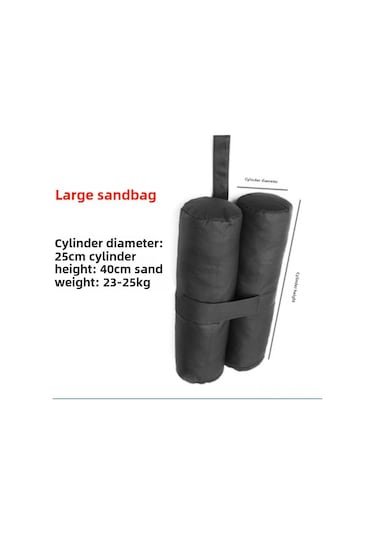 Xiyyadms 600d Oxford Kumaşlı Kamu Reklam Çadırı Sabitleme Torbası - Rüzgar Dayanıklı, Katlanabilir, Taşınabilir 25x40cm Tek Kova Çok Renkli