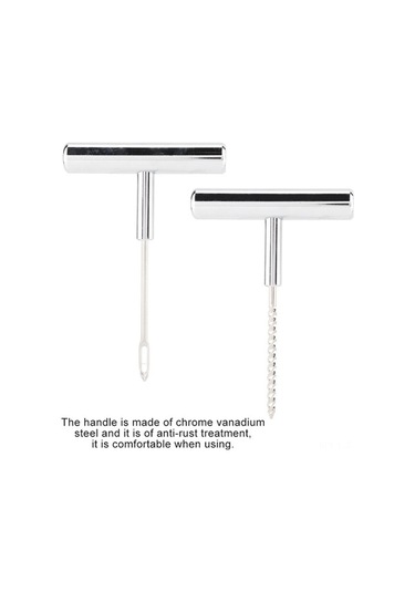 Fastbuy Özellikle Krom Vanadyum Çeliğinden Yapılan Oto-motosiklet-mountain Bike Vakum Lastik Tamir Aleti Seti, Pas Koruma Ve