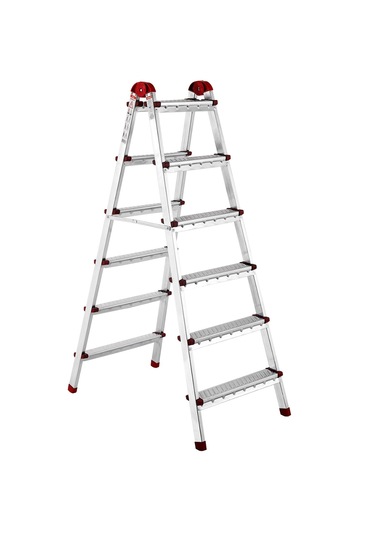 Çift Çıkışlı Katlanabilir Ev Tipi Merdiven 3+3