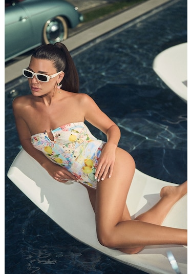 Koton Straplez Mayo Mavi