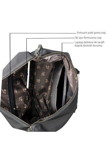 Hakiki Deri Kanvas Taba Seyahat Ve Spor Çantası El Valizi Taba