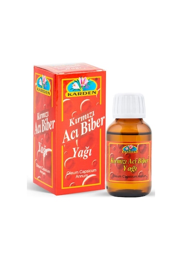Karden Kırmızı Acı Biber Yağı 50 ML