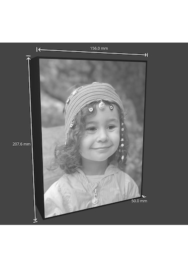 Işıklı Renksiz Lithophane