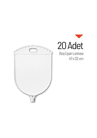 20 Adet Boş Uyarı Levhası-4139
