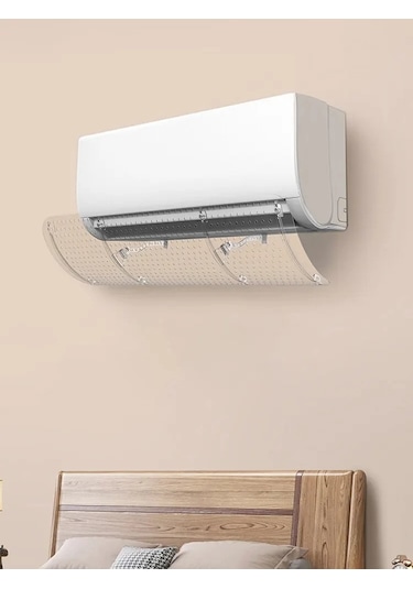 Dailytech Şeffaf Klima Yönlendirici Aparatı Bakteri Önleyici Temiz Hava Basit Kurulum Filtre -